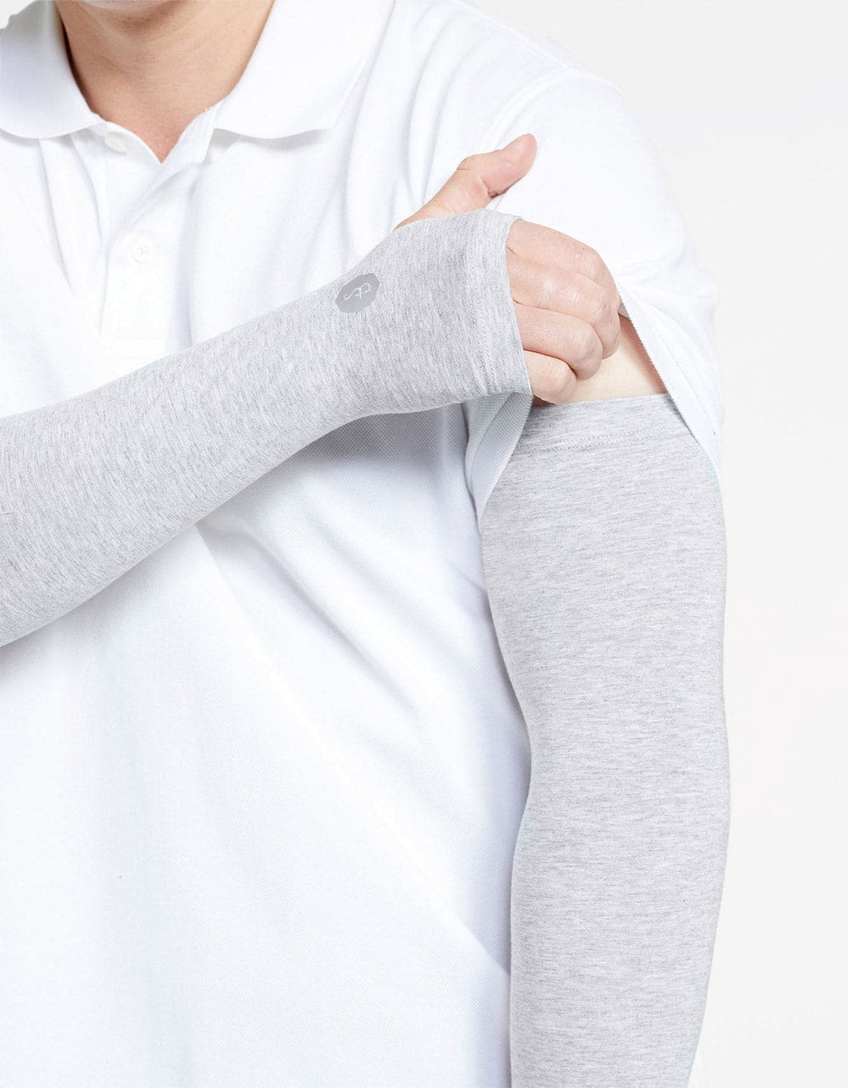 Light Grey Marle,With Thumbholes